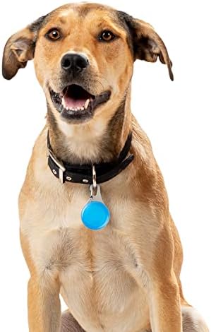 Nite Ize WearAbout Pet Clippable Tracker Holder, AirTag Pet Holder, Blue