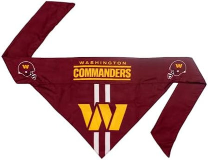 Littlearth NFL Reversible Pet Bandana - Officially Licensed Teams, Sizes XS to XL