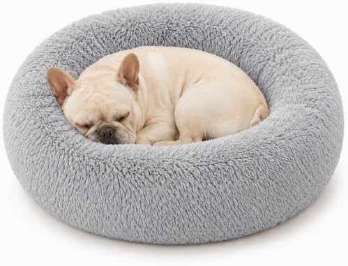 Ghouse Calming Donut Dog Bed for Medium Dogs, 30 in Washable Medium Pet Bed