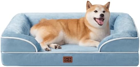 EHEYCIGA Orthopedic Dog Beds Large Sized Dog, Waterproof Washable Pet Bed