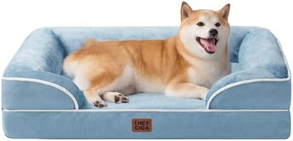 EHEYCIGA Orthopedic Dog Beds Large Sized Dog, Waterproof Washable Pet Bed