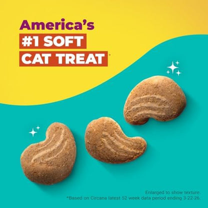 Meow Mix Irresistibles, Soft Cat Treats Made with Real Salmon, 5 Pouches