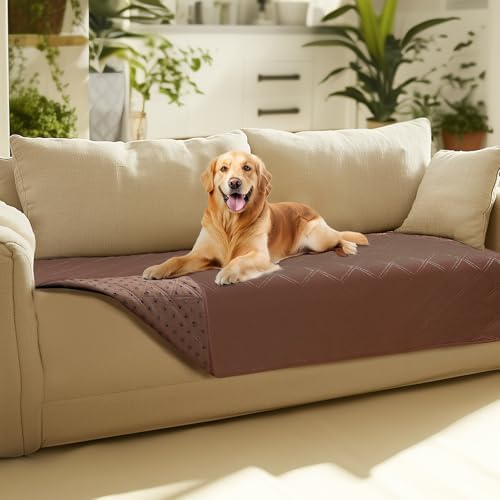 Luciphia Waterproof Couch Cover for Dogs, Non-Slip Pet Sofa Protector