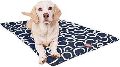 42" Fusion Navy Crate Dog Bed Mat By Majestic Pet Products
