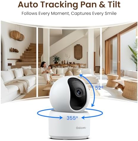 GALAYOU Indoor Cameras for Home Security in 2K, G2 4Pack