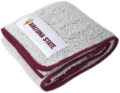 Logo Brands Officially Licensed NCAA Unisex Frosty Fleece Blanket, One Size, Team Color