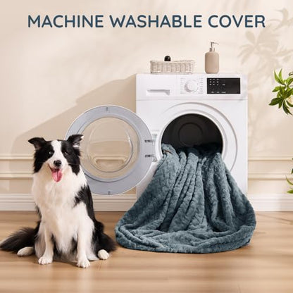 ChiXnuggle Faux Fur Washable Human Dog Bed Cover（Only Human Dog Bed）