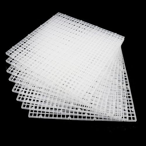 Aquarium Fish Tank Bottom Isolation 8 Pcs, Plastic Egg Crate