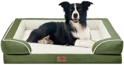 Comfort Expression Orthopedic Dog Beds for Large Sized Dog with Bolster