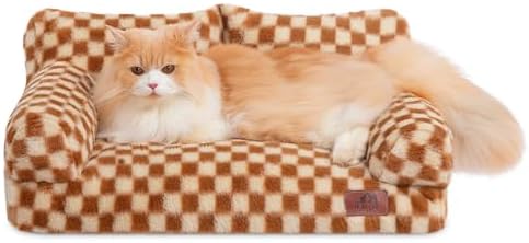 Hollypet Small Dog Large Cat Bed Puppy Couch Beds for Pets up to 25 lbs