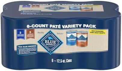 Blue Buffalo Homestyle Recipe Variety Pack Wet Dog Food, 12.5 oz, 6 ct