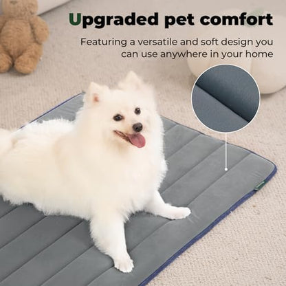 BALANCE Dog Crate Pad, Dog Foam Crate Mat Kennel Pad, Washable Water-Resistant Pet Bed Flat Dogs Cage Mat for X-Large Dogs