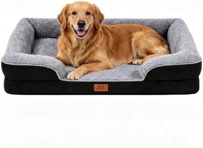 Orthopedic Extra Large Dog Bed, Memory Foam XL Dog Bed Couch, 44" L