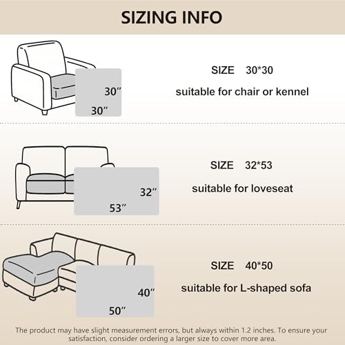 gogobunny 100% Double Sided Waterproof Dog Blanket Soft Pet Bed Cover Reversible Protect Furniture Couch Sofa Car for Puppy Large Dog Cat (Dark Sea Fog/Light Sea Fog, 30x30 Inch (Pack of 1))