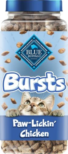 Blue Buffalo Bursts Chicken Crunchy & Creamy Cat Treats, 12 oz