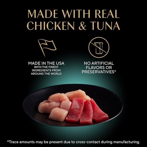 Sheba Perfect Portions Cuts Wet Cat Food, Chicken & Tuna, 2.6 oz, 6 ct, 2pk