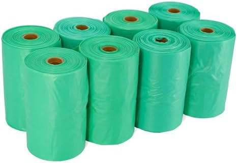 Zero Waste USA - Jumbo Tie-Handle Pet Waste Bags, 2,400 Count, 8 Rolls