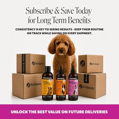 Pet Honesty Vet Recommended Dog Multivitamin Oil, Turkey, 12oz