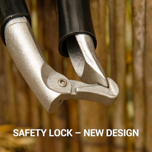 Goat Hoof Trimmers and Farrier Shears – Versatile Hoof, Wire, and Pipe Cutting Tool for Livestock – Silver (Silver-Red 1pack)