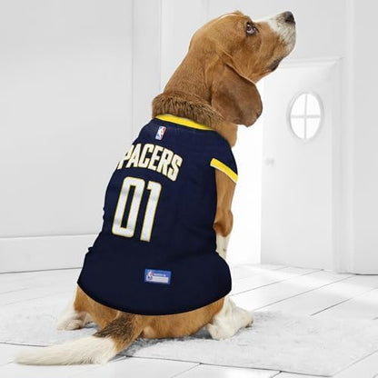 Pets First NBA INDIANA PACERS DOG Jersey, X-Small - Tank Top Basketball Pet Jersey