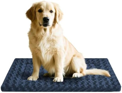 Dog Beds Crate Pad, Dog Bed Mat for Medium Dogs Sleeping, Soft, Durable, Washable & Anti-Slip Crate Pads, Reversible Kennel Mat Cat Bed M(30 * 20 * 1.5")