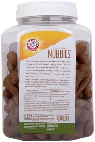 Arm & Hammer Nubbies Dental Treats Value Size, Chicken Flavor, 139 Count