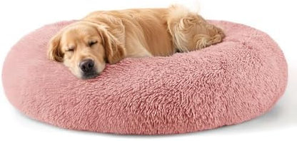 Dog Beds Large Sized Dog and Cats, 32in Pet Beds for Large Pet (Pink)