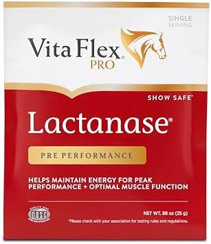 Vita Flex Pro Lactanase Pre Performance Horse Supplement, 25g Packets