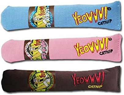 Yeowww! Cigar 3 Pack 100% Organic Catnip Cigar Toys