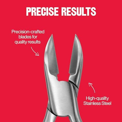 Revlon No-Ricochet Nail Nipper, Silver, 1 Count
