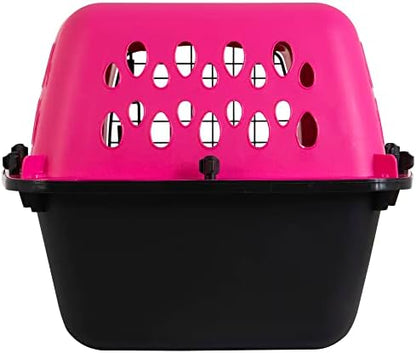 Petmate Pet Porter Fashion Dog Kennel 23in, Hot Pink, for Pets up to 15lbs