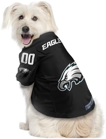 Littlearth NFL Philadelphia Eagles Premium Pet Jersey, Team Color, Large