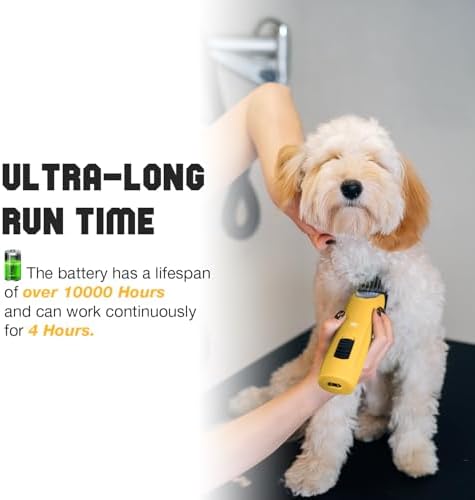 Professional Dog Grooming Clippers 2-Speed Detachable 10# Blade