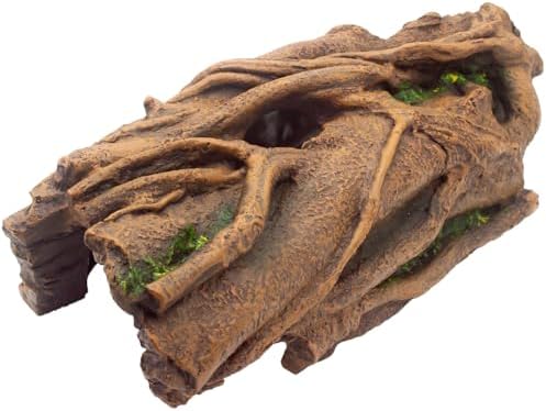 Large Reptile Hide Hollow Log for Snake Ball Python Bearded Dragon