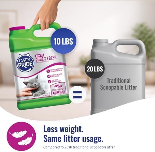 Cat's Pride Pure & Fresh Scented Clumping Litter 10lb