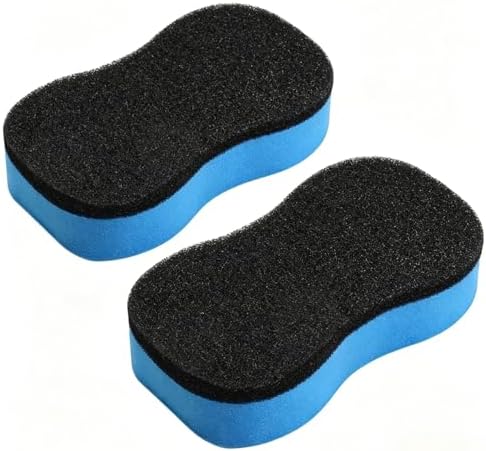 Horse Sponges for Bathing,Versatility Horse Grooming Sponge Brushes & Body Hair Washing Scrubber Supplies,2 Pack