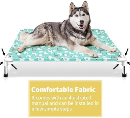 Elevated Dog Bed Pet cot for Large Dogs