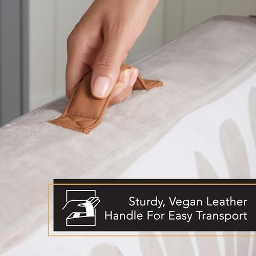 Town & Country Luxe CuddleTown Matisse Everwash® Pillow Pet Bed, Water Repellent Floor Pillow, Machine Washable Cover, Soft & Calming, Taupe, Small 28"x22"x4"