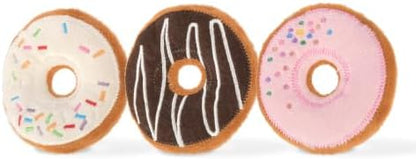 P.L.A.Y. PET Lifestyle and You Feline Frenzy Kitty Kreme Doughnuts Plush Squeaky CAT Toy