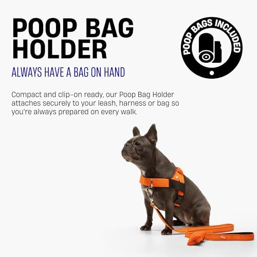 Dog Friendly Co. Poop Bag Holder for Leash, Dog Waste Bag (Pink Camo)