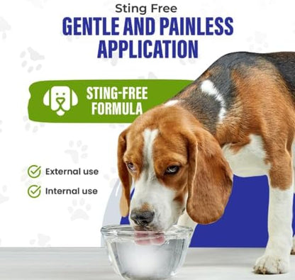 Holistic Pet Care Colloidal Silver for Dogs, Cats, Horses & Birds – 20 PPM Wound Care, Hot Spot Treatment, Skin Relief & Immune Support – All-Natural Pet Colloidal Silver Solution, with Syringe (32oz)