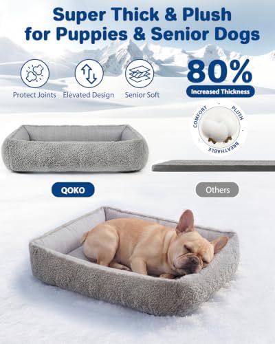 Cooling Dog Bed for Small Medium Dogs - Reversible Design (Ice‑Silk Cooling Layer | Sherpa Fleece Layer), Washable Cooling Mat for Dogs, Cats, Crates 24" × 15"