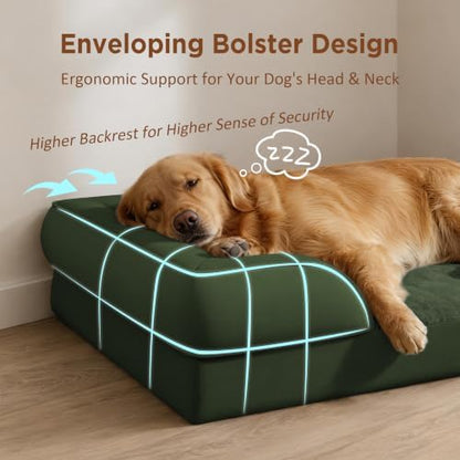 Comfort Expression Waterproof Orthopedic Dog Bed for Medium Size Dog