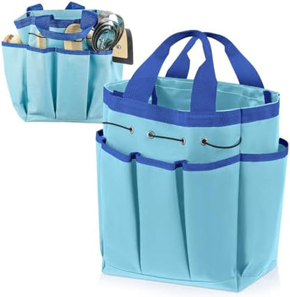 Abbylike Grooming Tote,Vintage,15 x 12 x 5.5 Inch,Blue