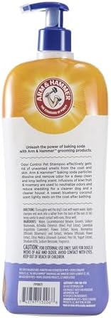 Arm & Hammer Odor Control Dog Shampoo, Blueberry Coconut, 32 Fl Oz