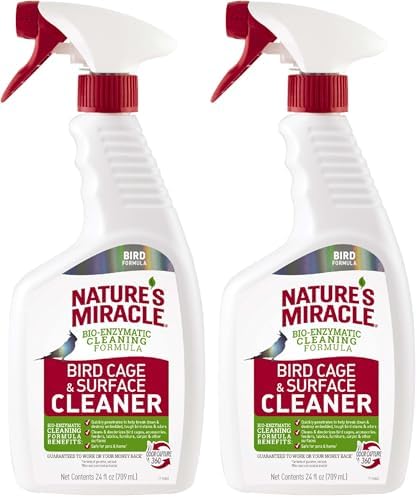 Nature's Miracle Bird Cage & Surface Cleaner,(Pack of 2)