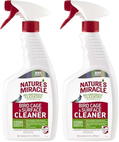 Nature's Miracle Bird Cage & Surface Cleaner,(Pack of 2)