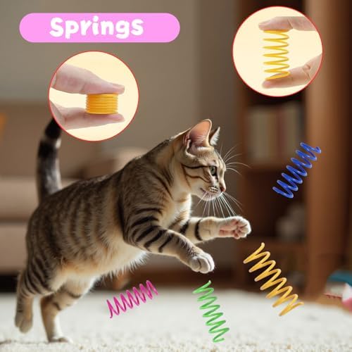 Cat Toys for Indoor Cats 40 PCS Kitten Toys