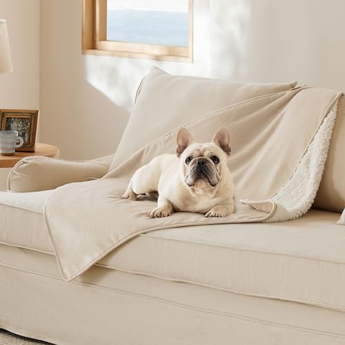 Bedsure Waterproof Dog Blankets for Medium Dogs Washable Soft Warm, 30"X40"