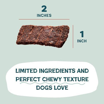 Shameless Pets Jerky Dog Treats, Variety 4-Pack – Healthy Chews with Salmon & Duck – Natural Dog Treats with Real Ingredients – Grain, Corn & Soy Free
